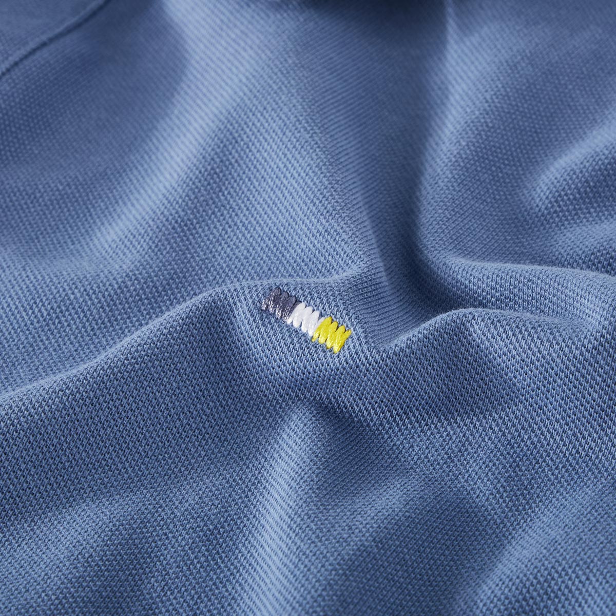 Pfundskerl Poloshirt aus Baumwolle jeansblau
