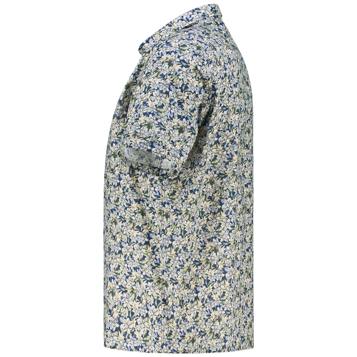 CASA MODA Freizeithemd mit floralem Muster blau