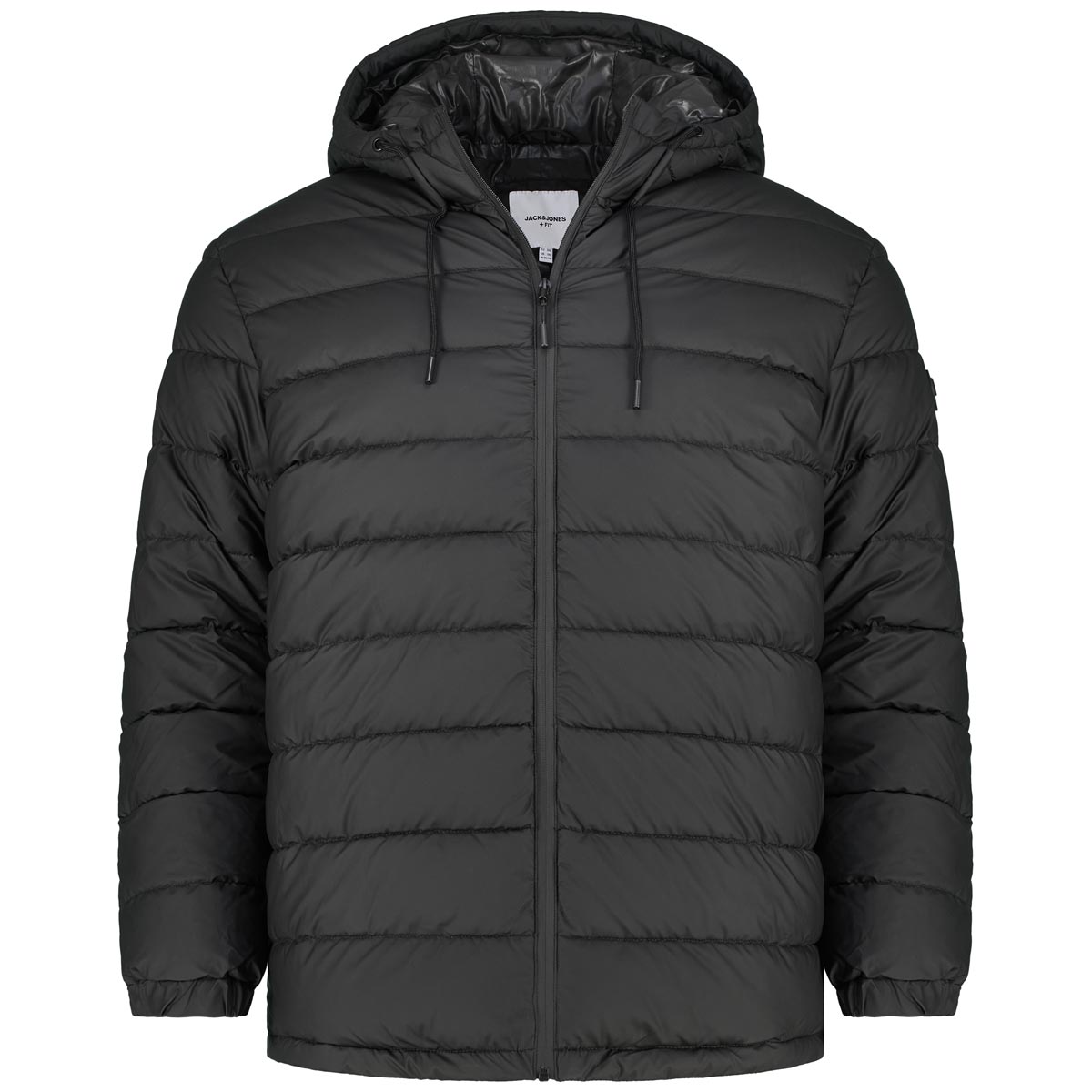 Jack&Jones Wattierte Steppjacke, winddicht und wasserabweisend Farbe schwar günstig online kaufen