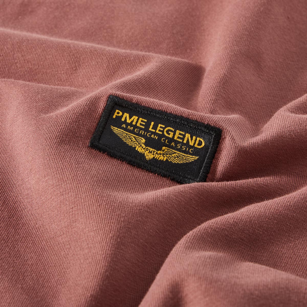 PME LEGEND T-Shirt mit Elasthan dunkelrot