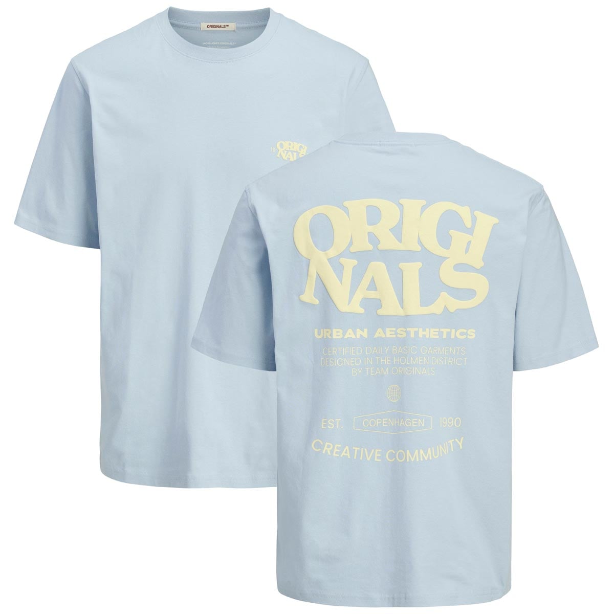 T-Shirt mit Print auf Vorder- und Rückseite T-Shirt mit Print auf Vorder- und Rückseite