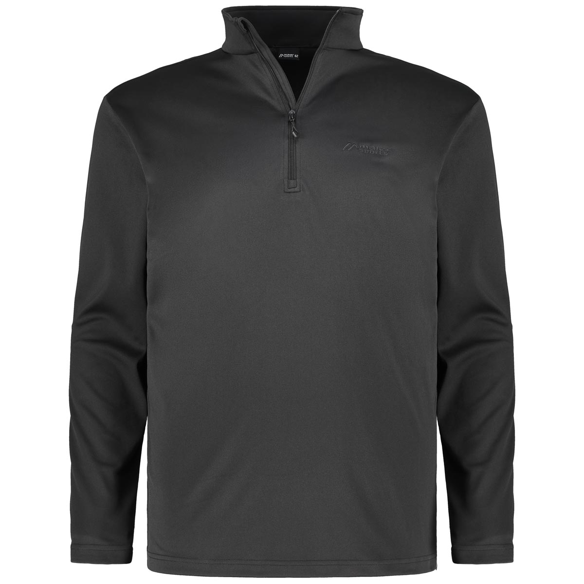 Maier Sports Funktionsshirt mit Stehkragen Farbe schwarz Größe: 64 günstig online kaufen