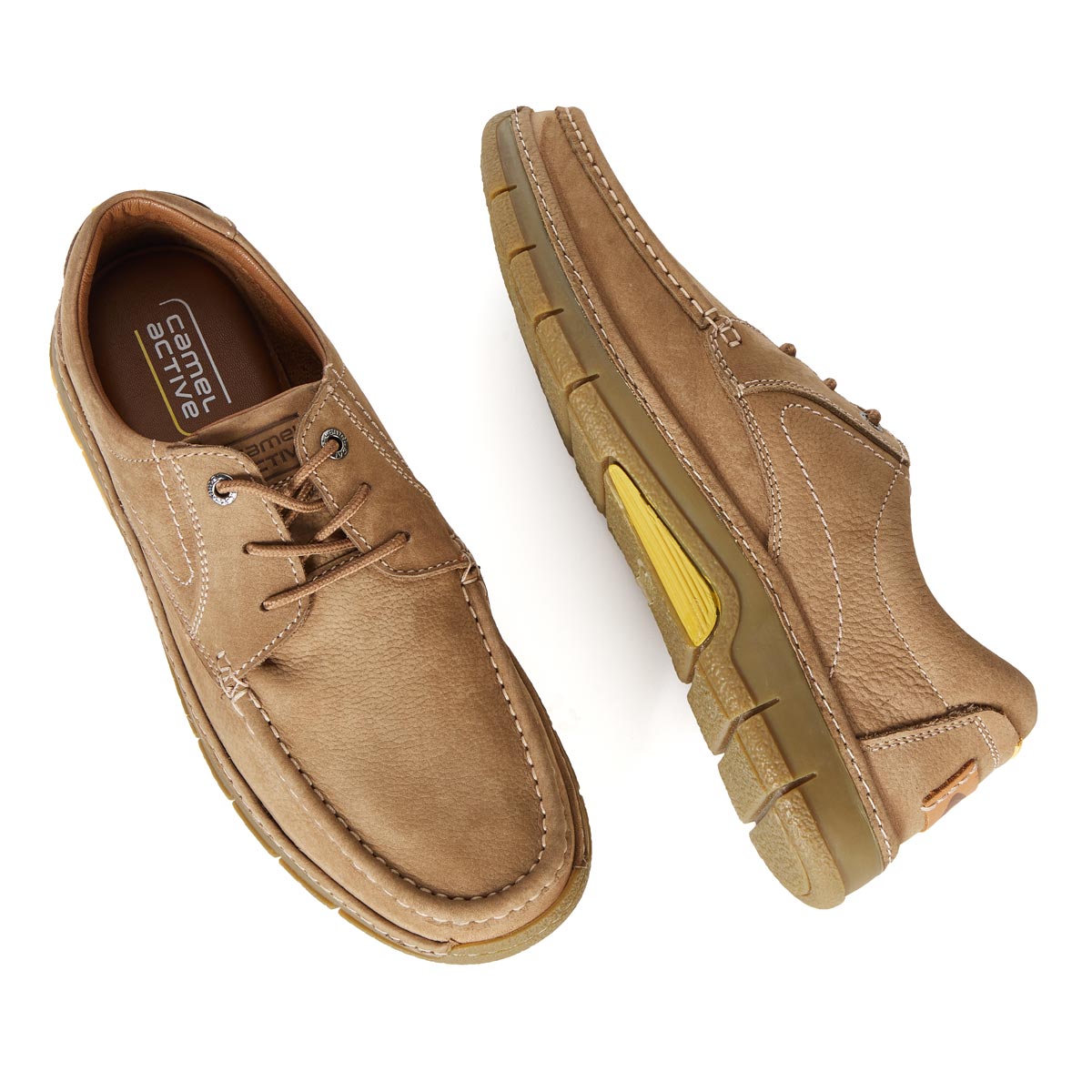 camel active Halbschuh "Walk" aus Leder beige