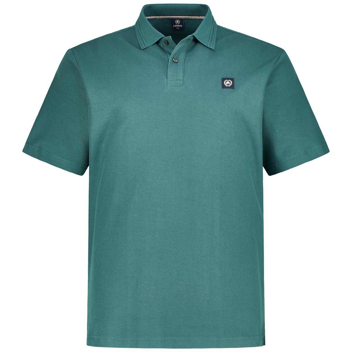 Poloshirt mit Strukturgewebe