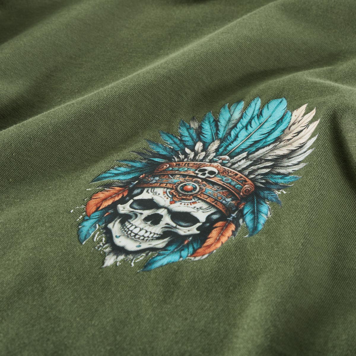 Pfundskerl T-Shirt mit Motiv-Print khaki