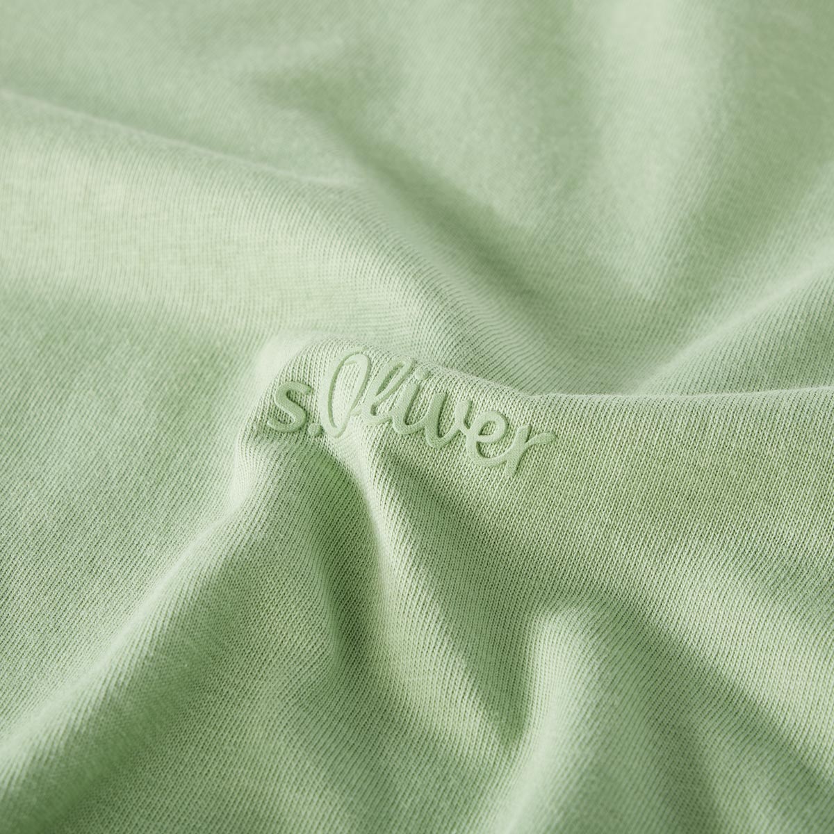 s.Oliver T-Shirt aus Baumwolle grün
