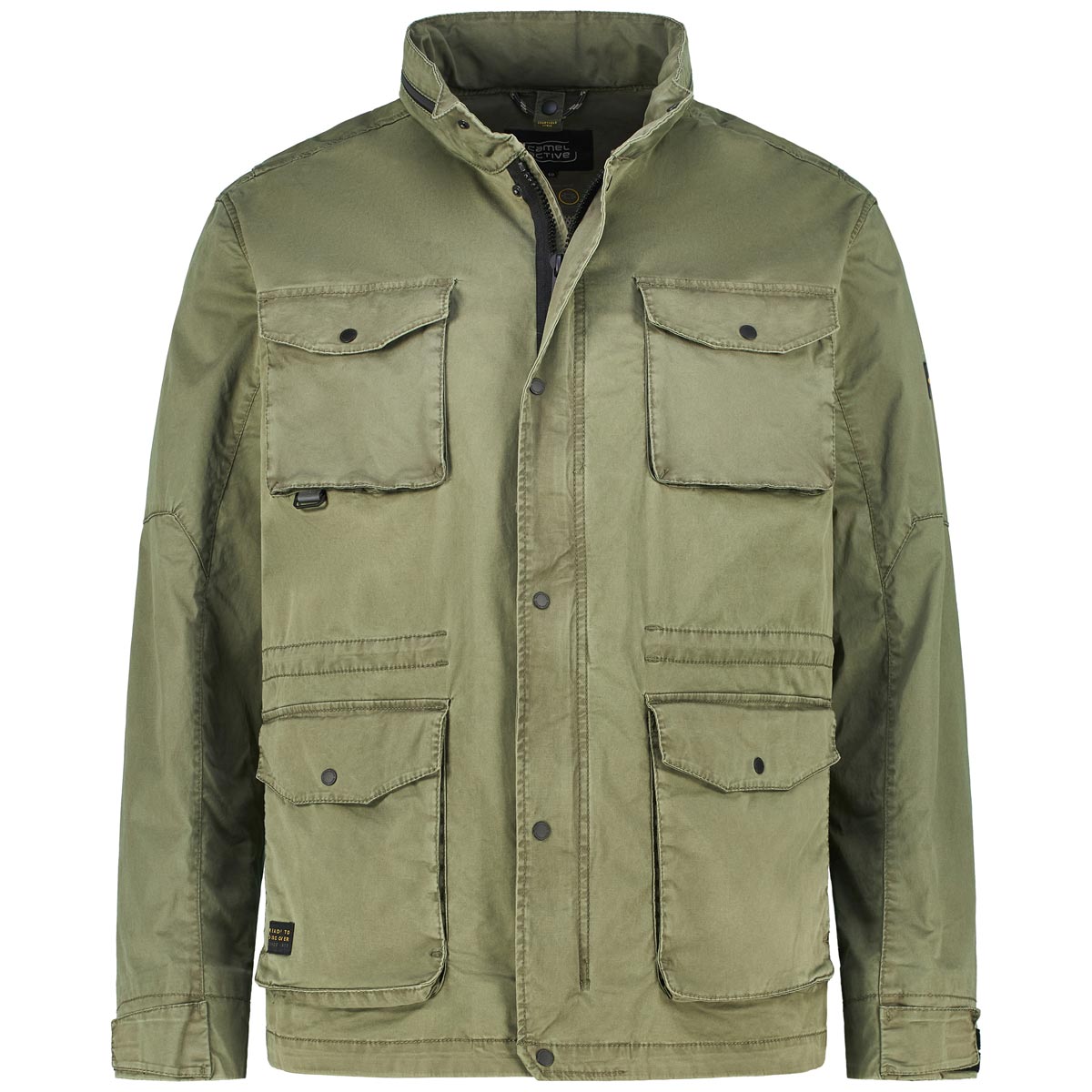 Fieldjacket aus Baumwolle mit Stretch