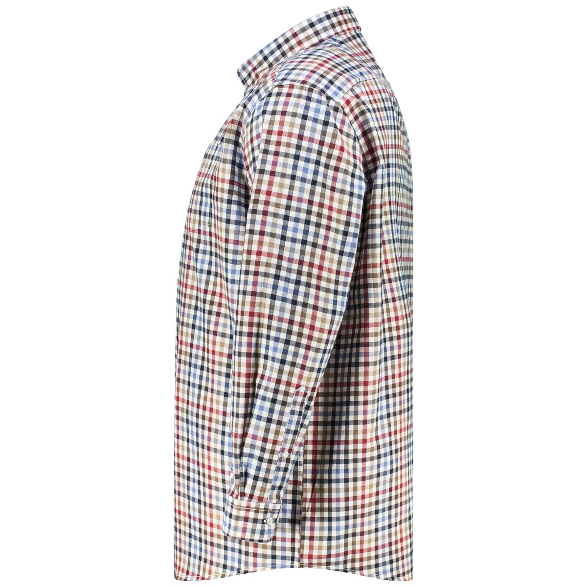 Pfundskerl Flanellhemd mit Karo-Muster rot