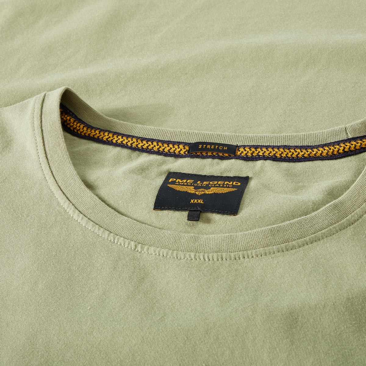 PME LEGEND T-Shirt mit Elasthan oliv