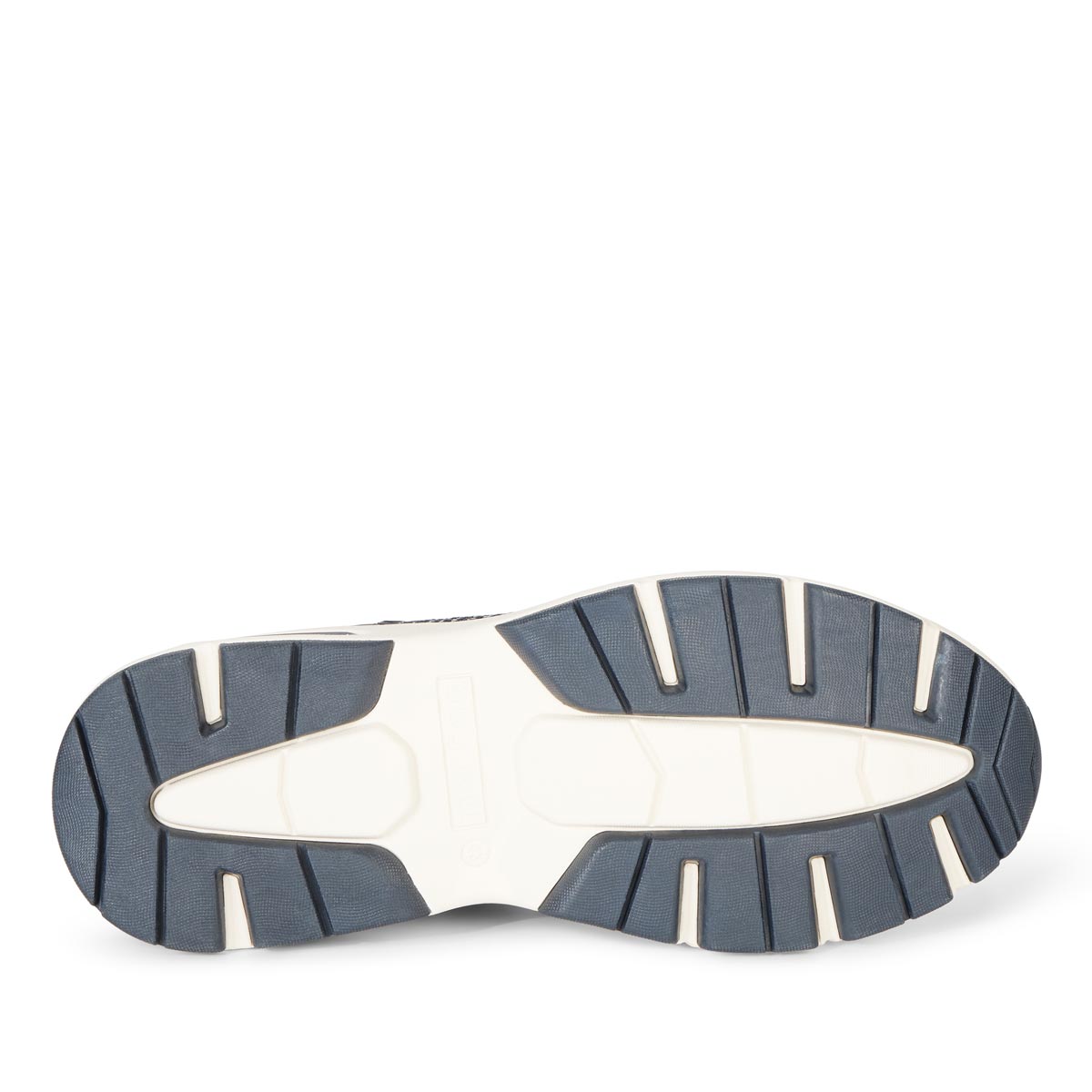 bugatti Sneaker mit elastischen Schnürsenkeln blau/grau