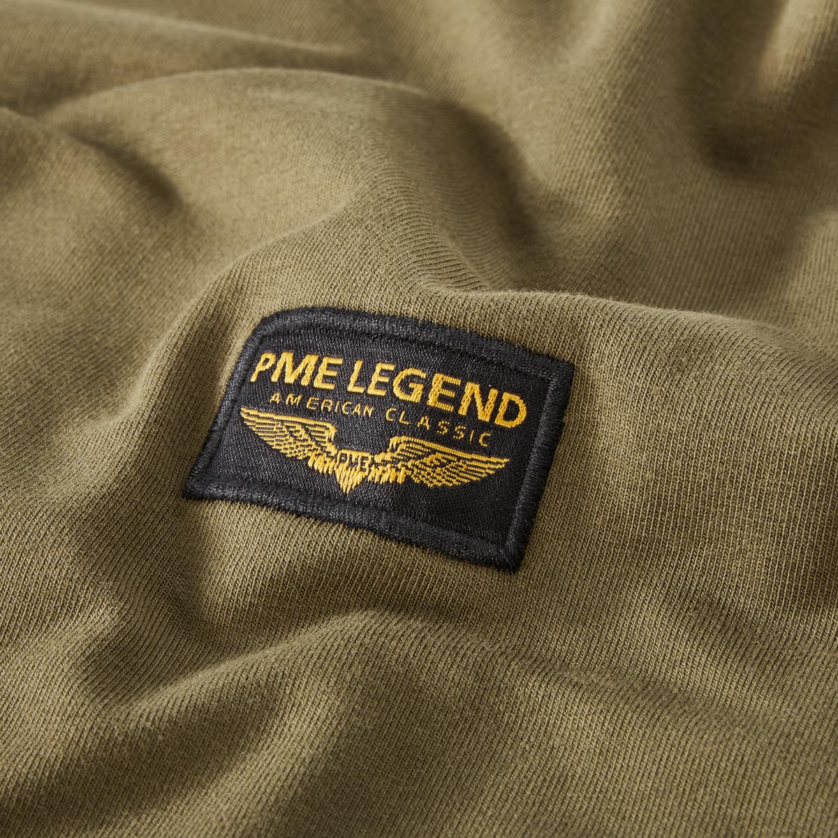 PME LEGEND Sweatshirt mit Elasthan grün