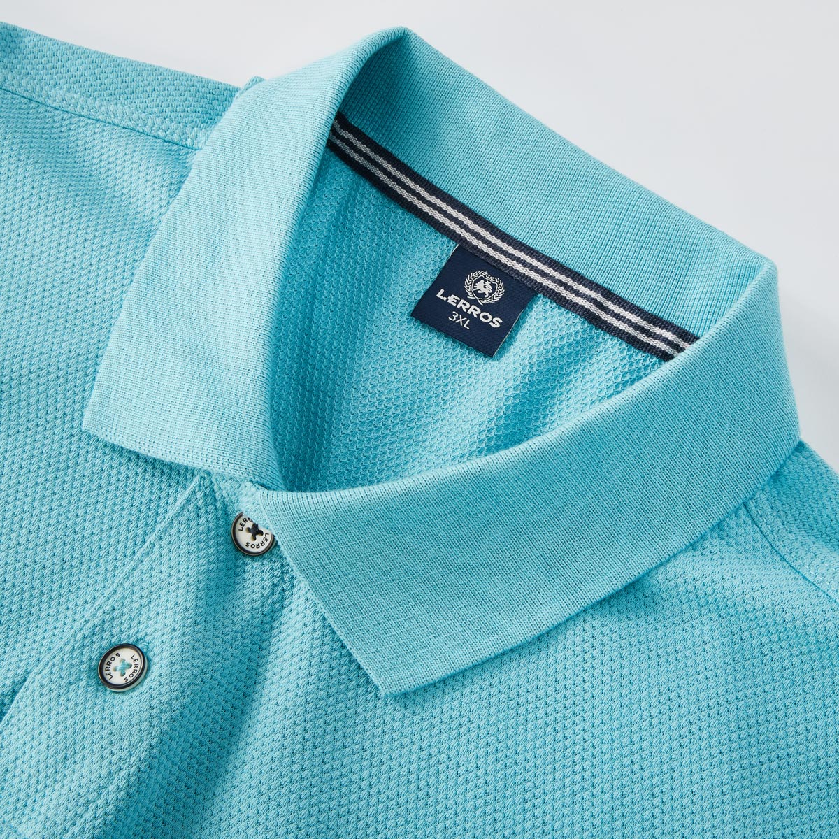 Lerros Poloshirt aus Baumwoll-Piqué blau