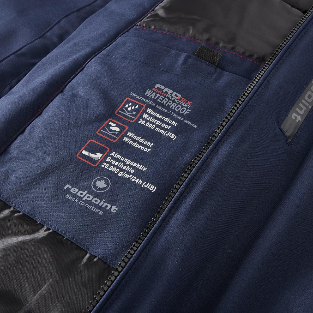 Redpoint Funktionsjacke, wind- und wasserdicht dunkelblau