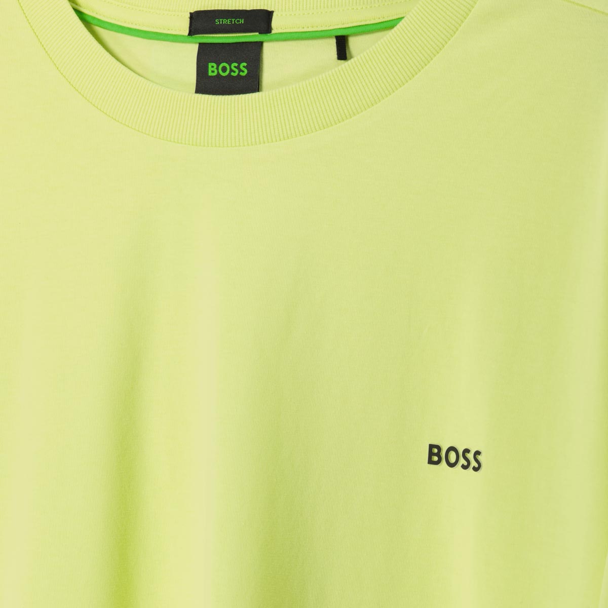 BOSS T-Shirt mit Elasthan hellgrün