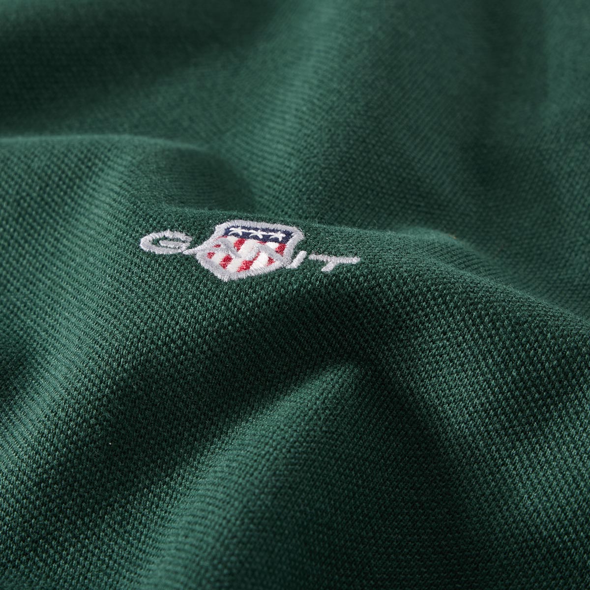 Gant Poloshirt aus Baumwolle dunkelgrün