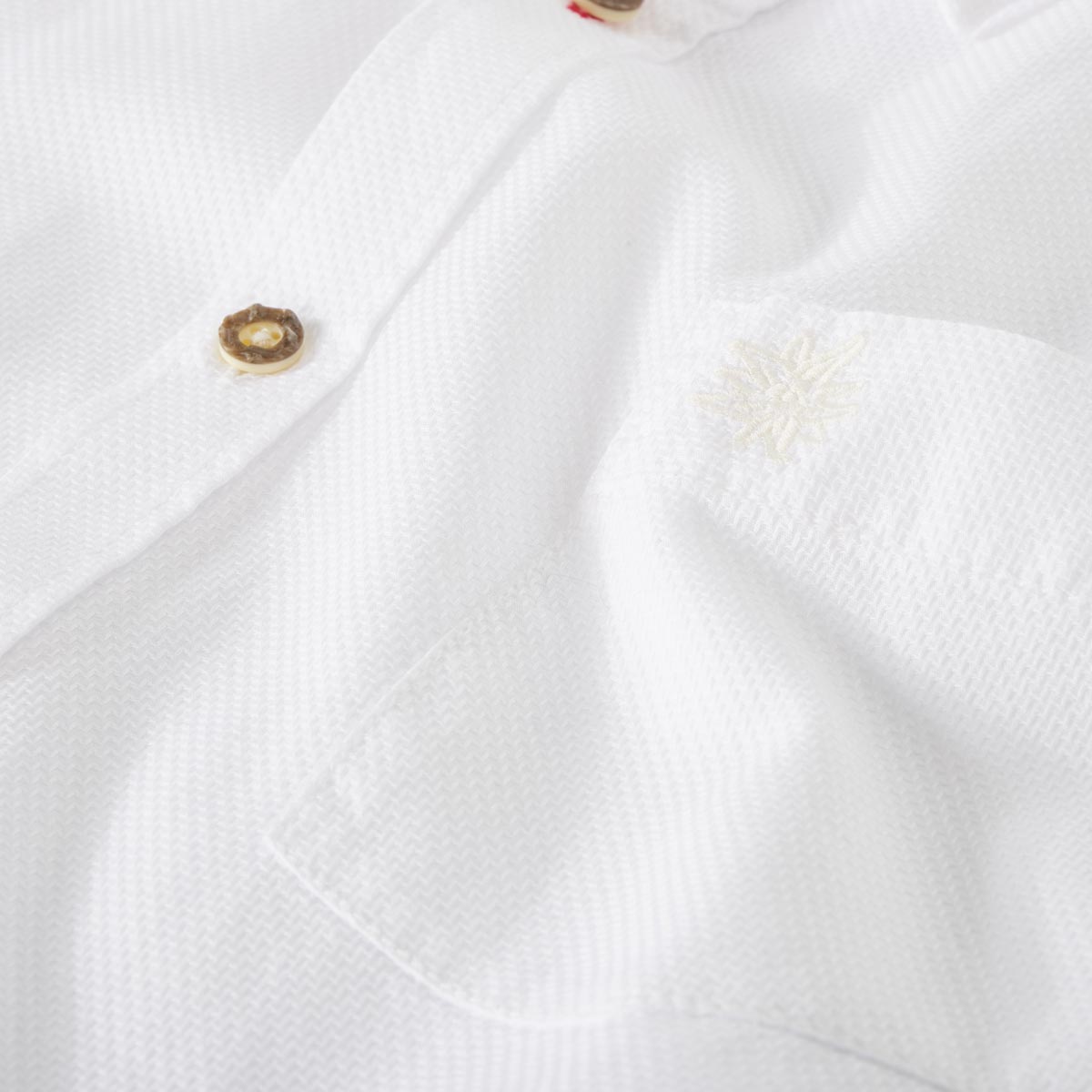 Pfundskerl Trachtenhemd aus Baumwolle weiß