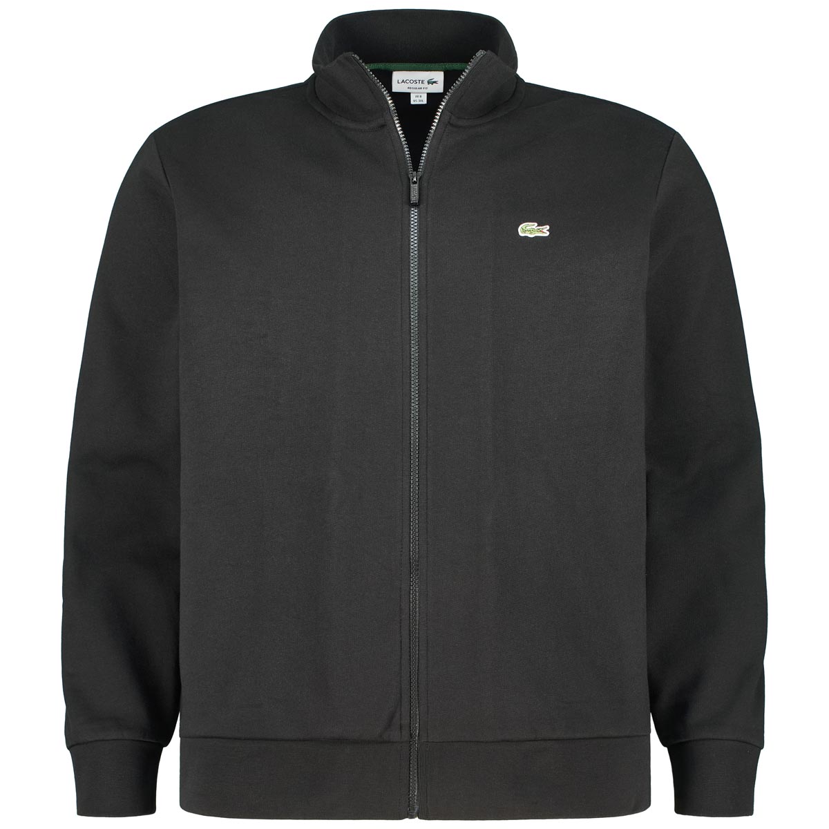LACOSTE Sweatjacke mit Biobaumwolle schwarz