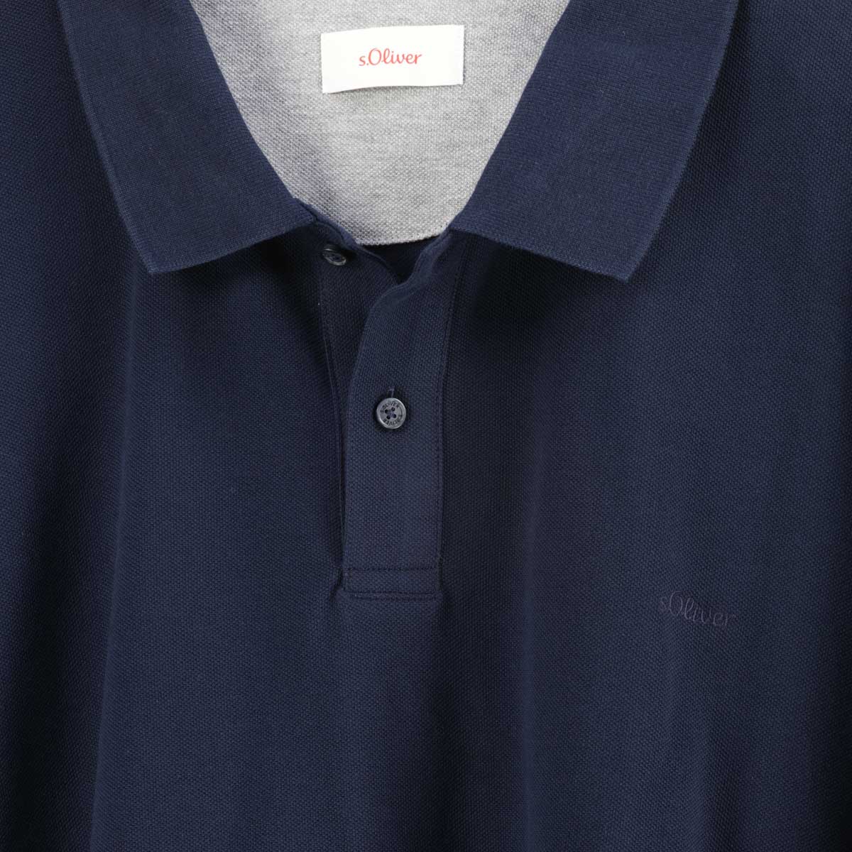 s.Oliver Poloshirt aus Baumwolle blau