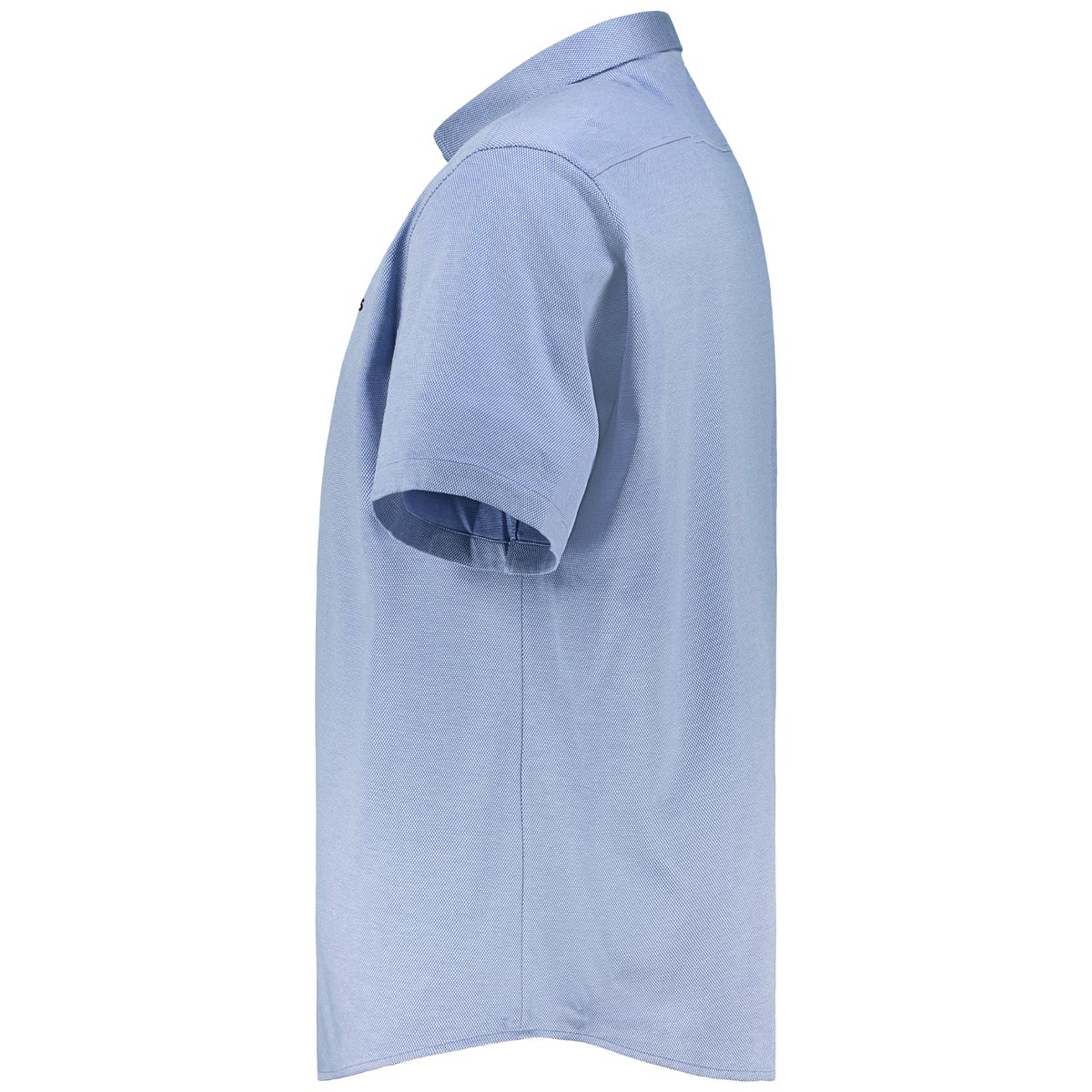 BOSS Jersey-Freizeithemd, knitterarm und atmungsaktiv Farbe graublau Größe: günstig online kaufen