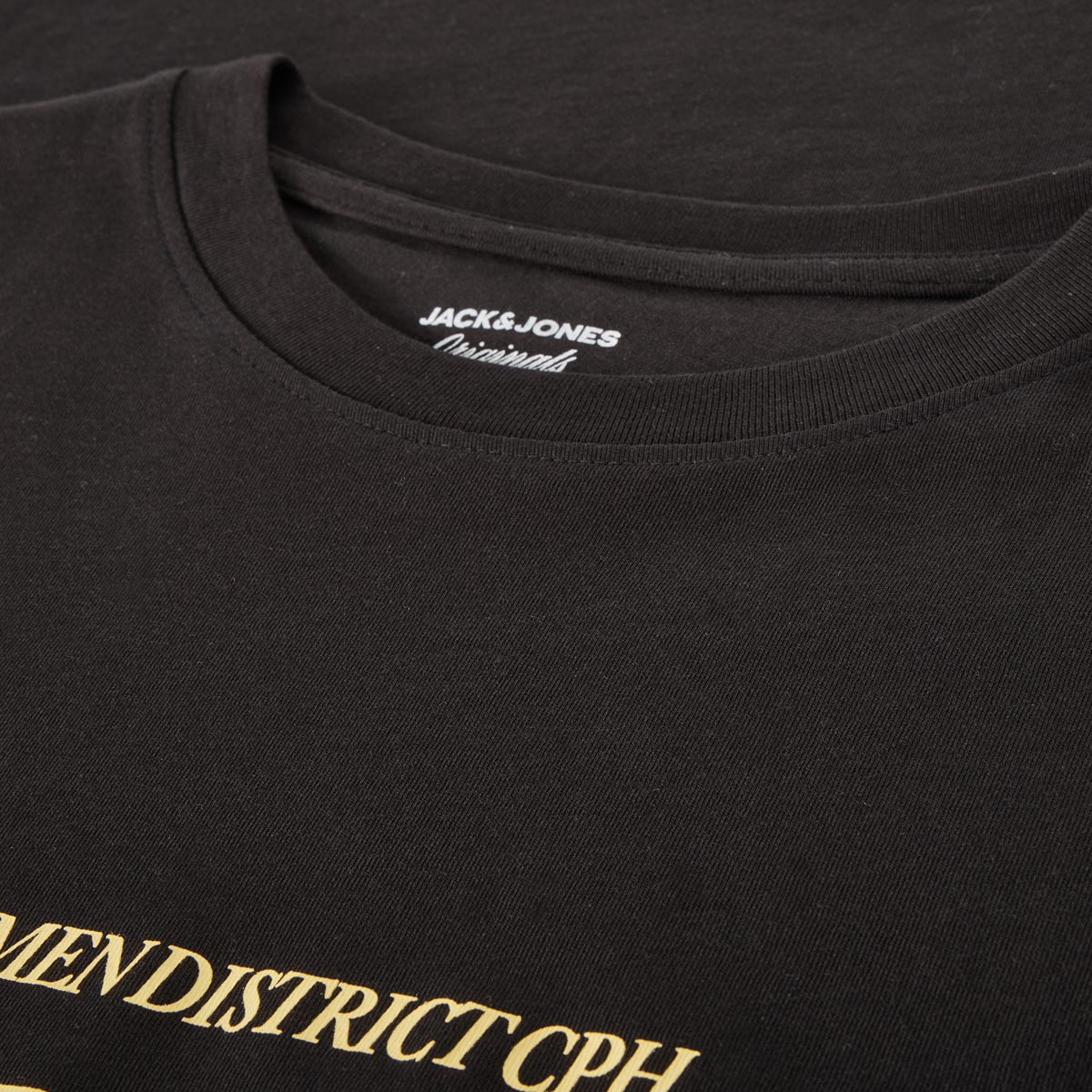 Jack&Jones T-Shirt mit Label-Print schwarz