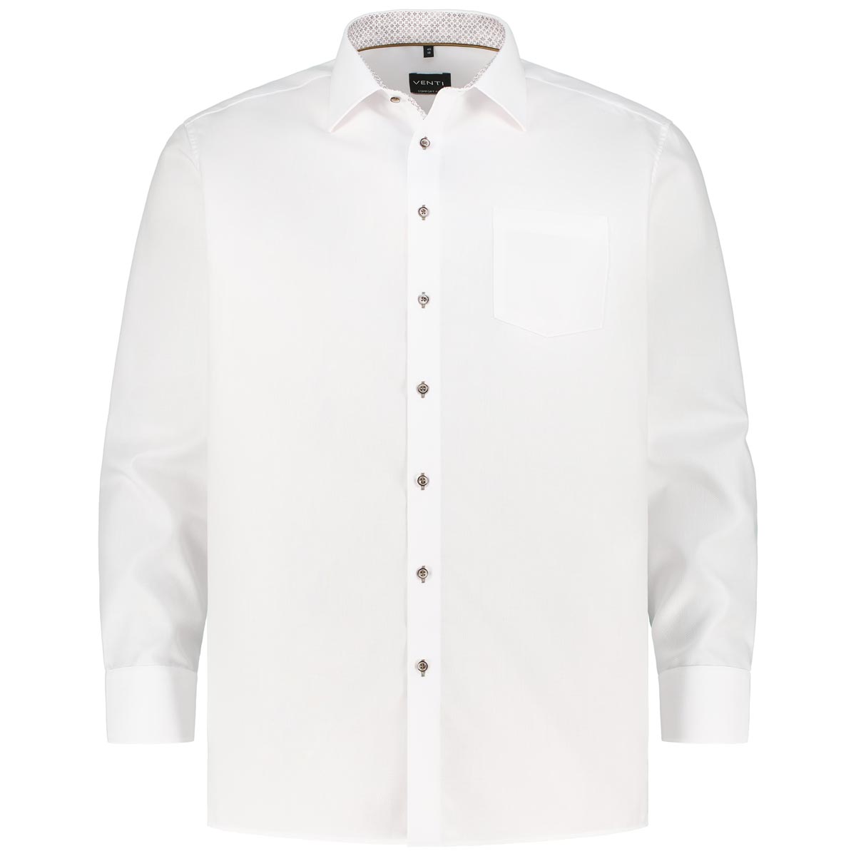 VENTI Businesshemd aus Baumwolle Farbe weiß Größe: 46 günstig online kaufen