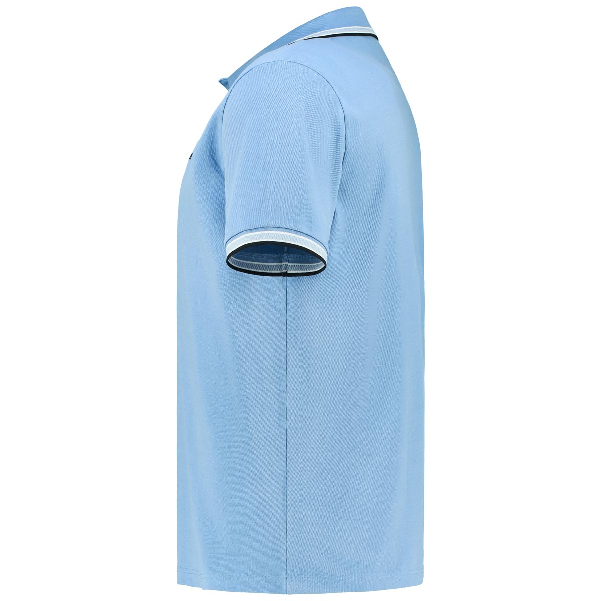 BOSS Poloshirt mit Kontrastdetails Farbe hellblau Größe: 6XL günstig online kaufen