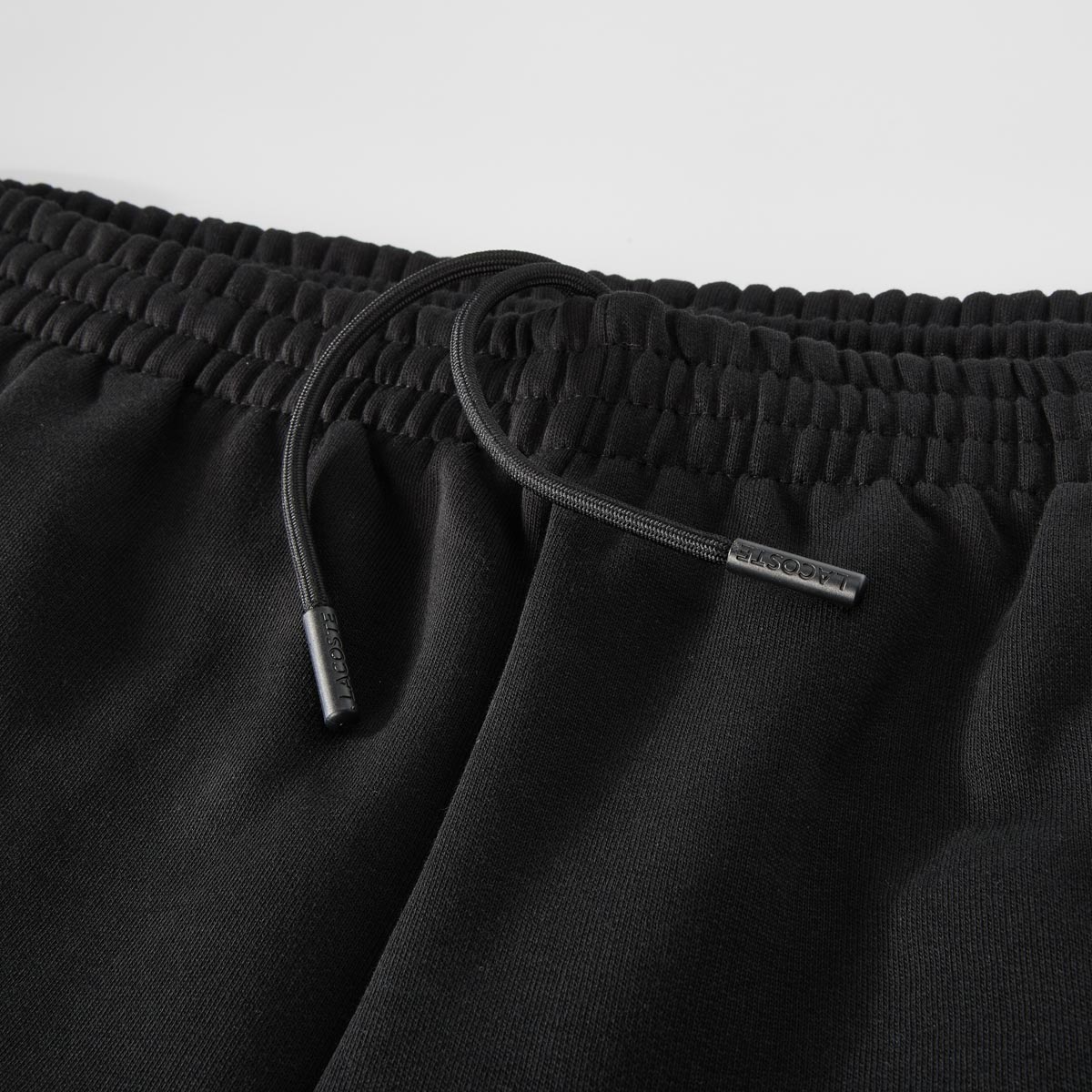 LACOSTE Jogging-Shorts mit Biobaumwolle schwarz