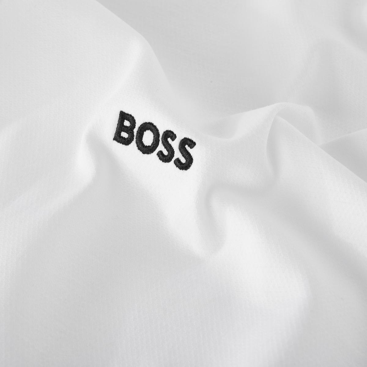 BOSS Freizeithemd aus Baumwolle weiß