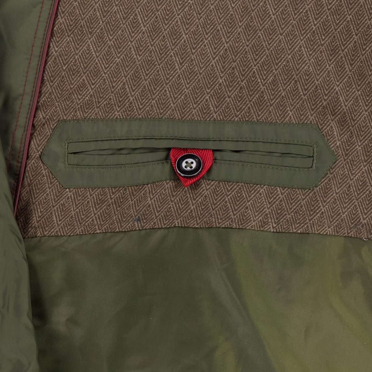 S4 Jackets Steppjacke mit Kontrastdetails, wasserabweisend grün