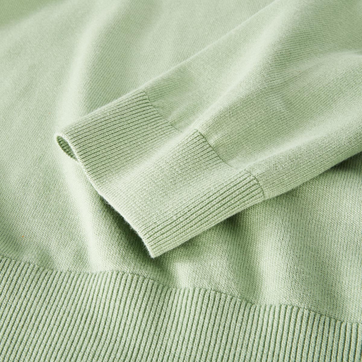 s.Oliver Feinstrickpullover aus Baumwolle grün