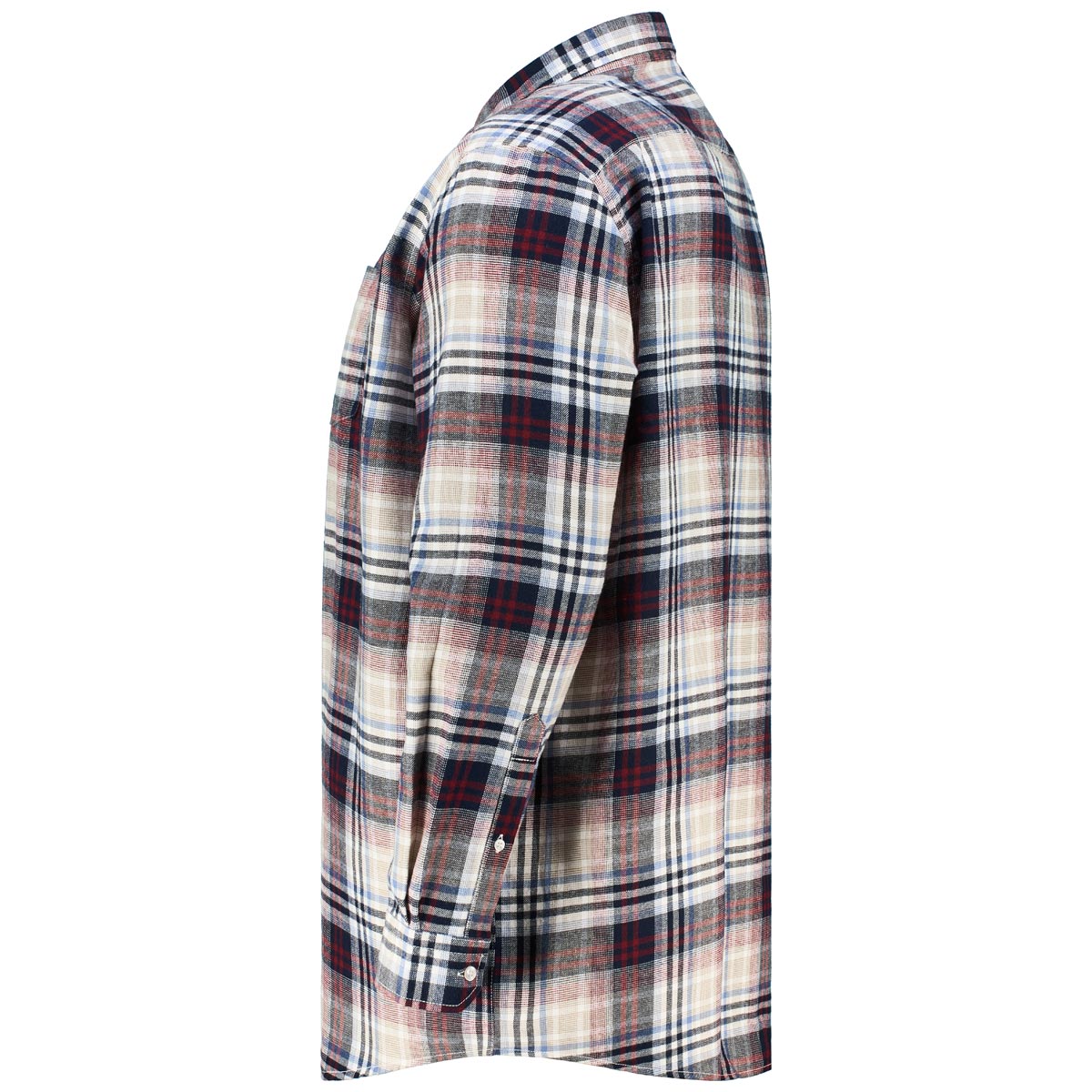 Pfundskerl Flanellhemd mit Karo-Muster dunkelblau