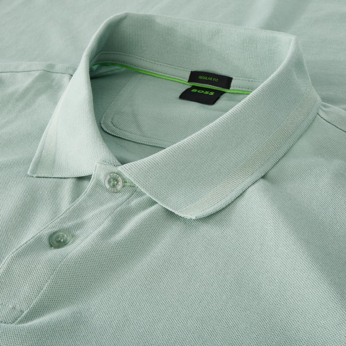 BOSS Poloshirt aus Baumwolle mint