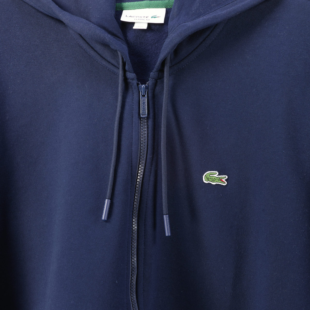 LACOSTE Kapuzenjacke mit Biobaumwolle marine