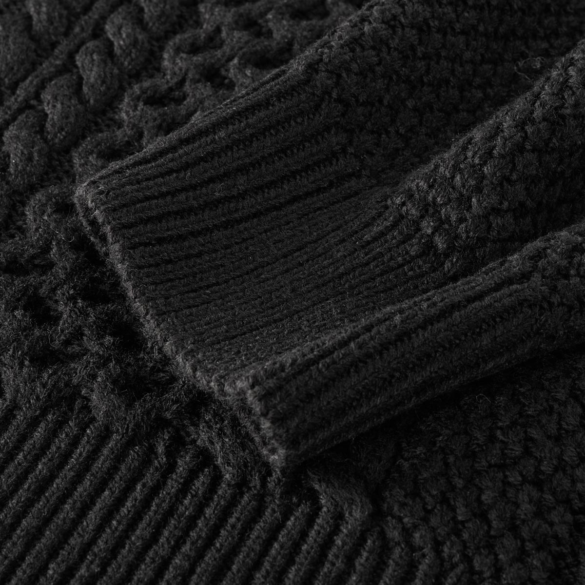 Jack&Jones Pullover mit Struktur schwarz