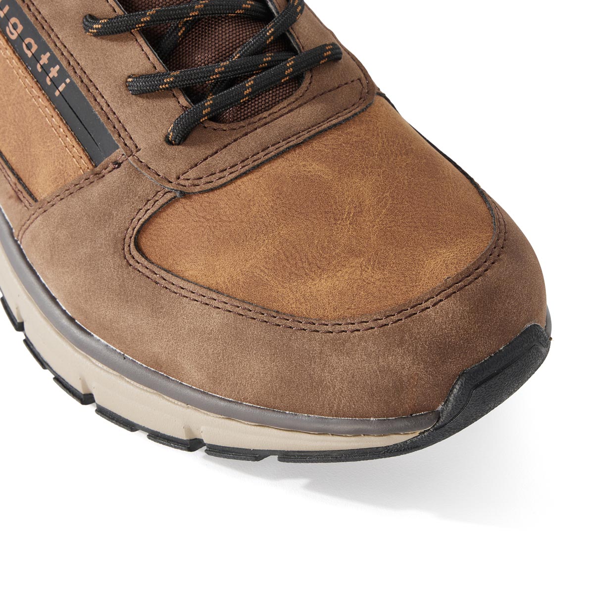 bugatti Halbschuh mit Reißverschluss cognac