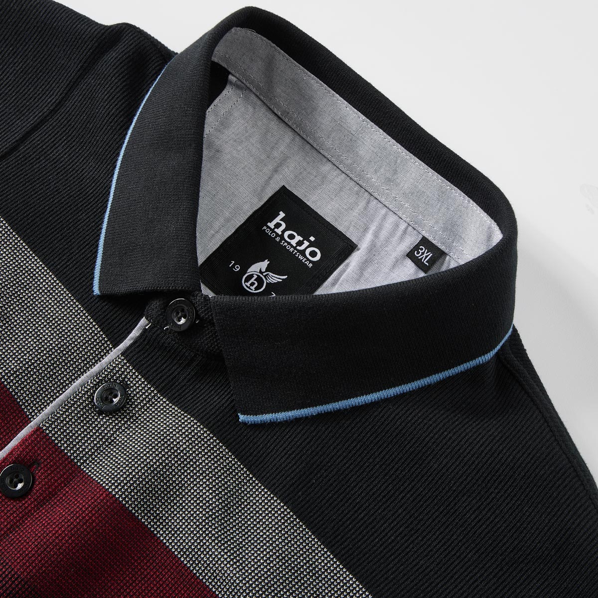 Hajo Polopullover "Stay Fresh", bügelfrei beere