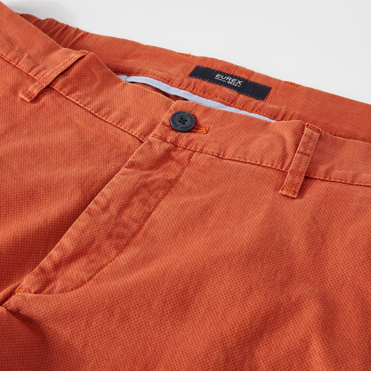 EUREX Stretch-Chino-Shorts "Bosse" rot