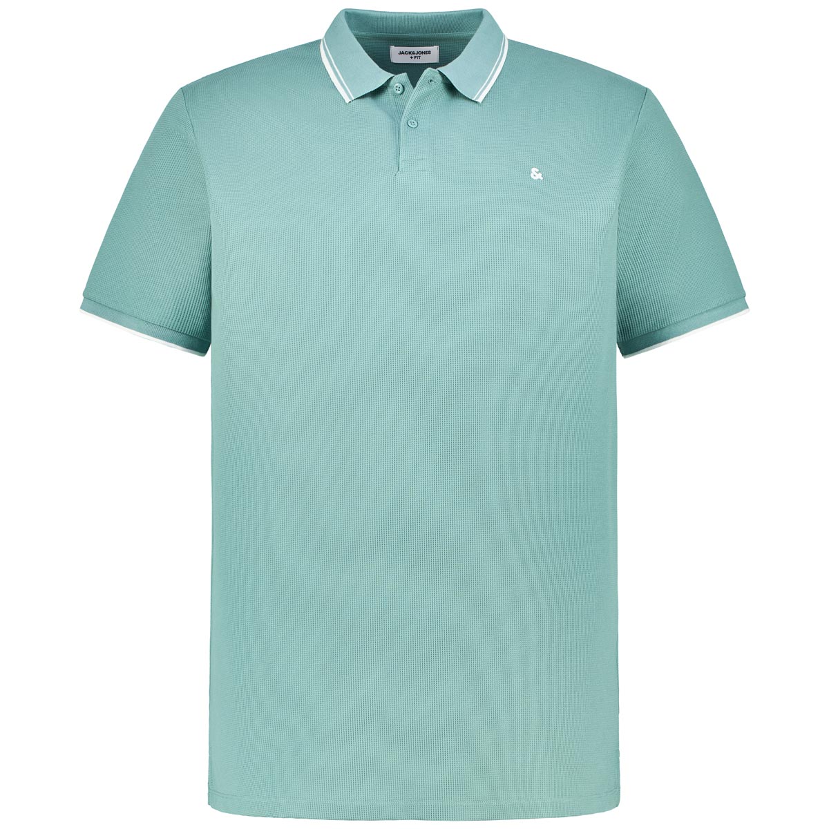 Jack&Jones Strick-Poloshirt mit Stretch mint