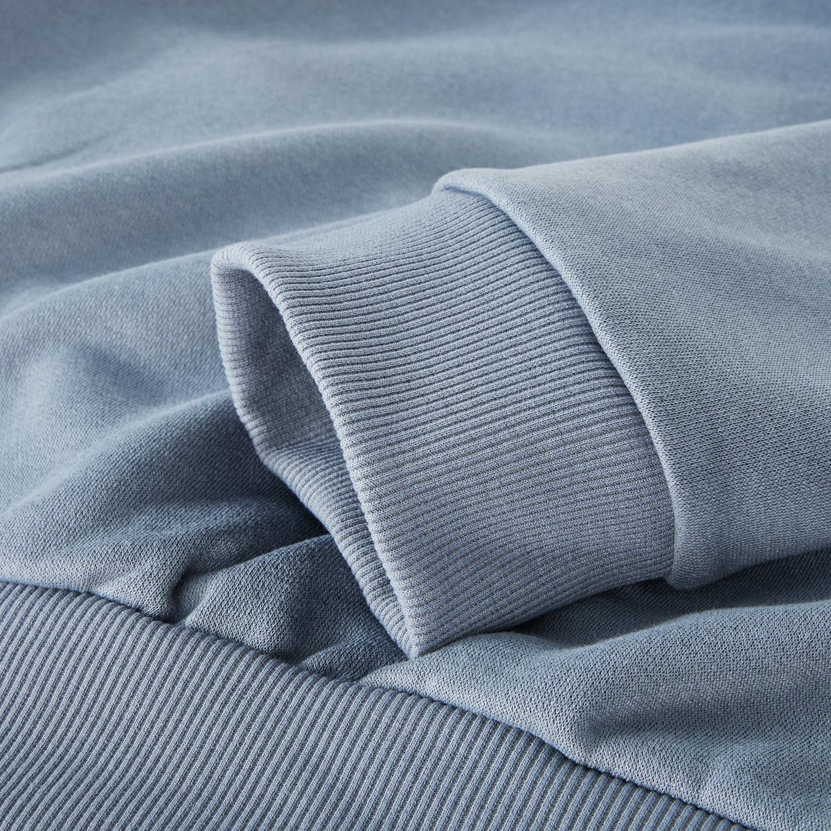 Jack&Jones Sweatshirt aus Baumwollmischung jeansblau