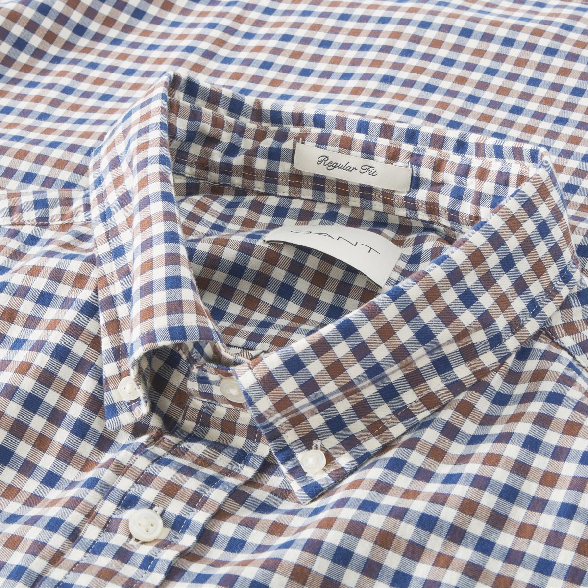 Gant Freizeithemd aus Baumwolle braun