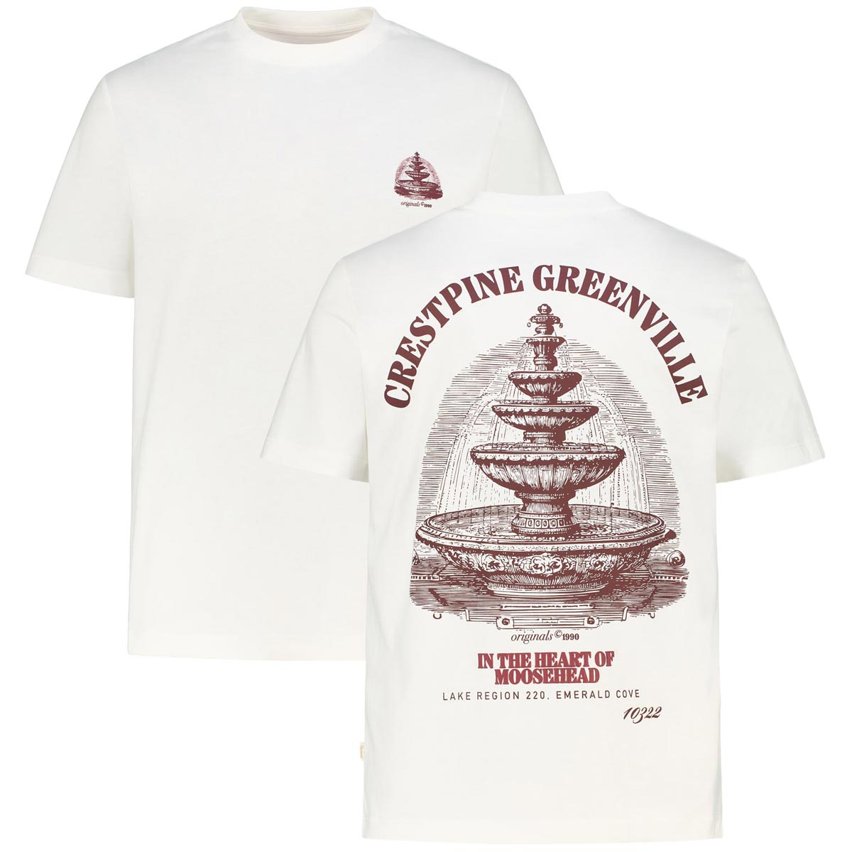 T-Shirt mit Rückenprint