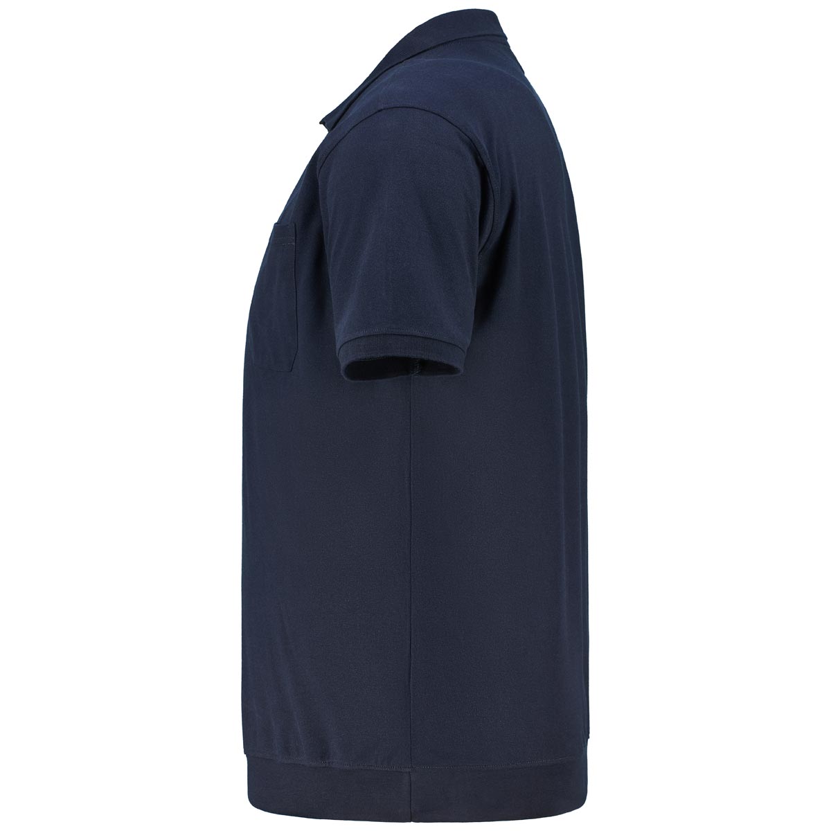 ADAMO Poloshirt mit elastischem Bund dunkelblau