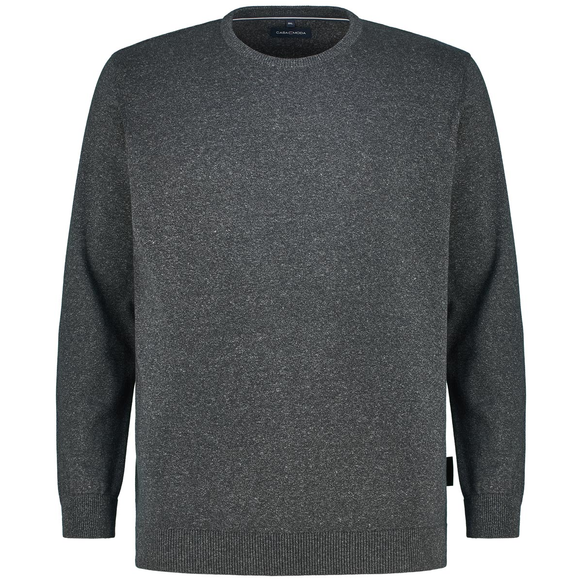 CASA MODA Strickpullover aus Baumwolle Farbe anthrazit Größe: 3XL günstig online kaufen