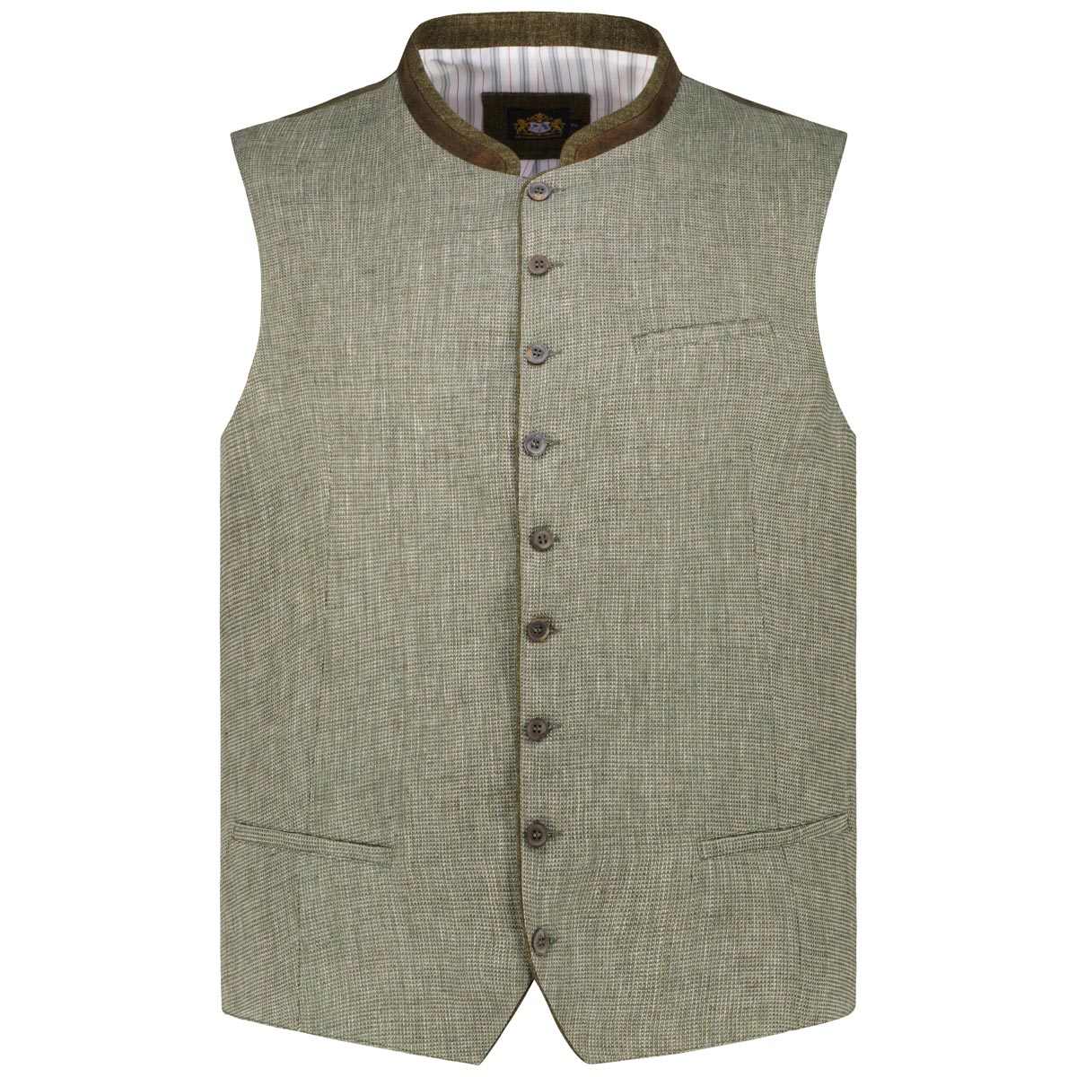 Hammerschmid Trachtenweste mit Leinen Farbe grün Größe: 70 günstig online kaufen