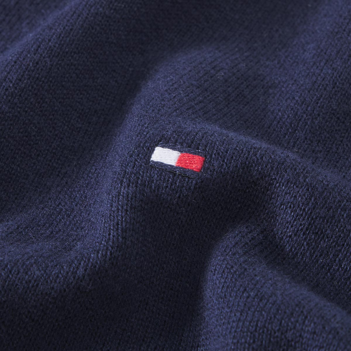 Tommy Hilfiger Feinstrickjacke mit Kaschmir marine
