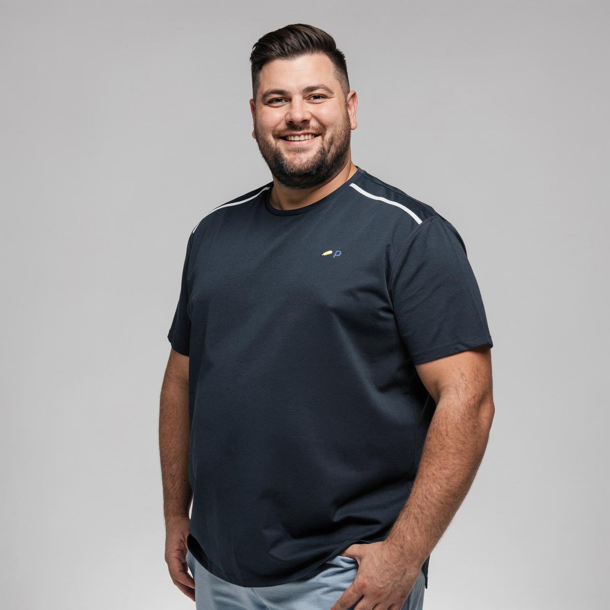 Pfundskerl p ACTIVE Funktionshirt, schnelltrocknend und leicht dunkelblau