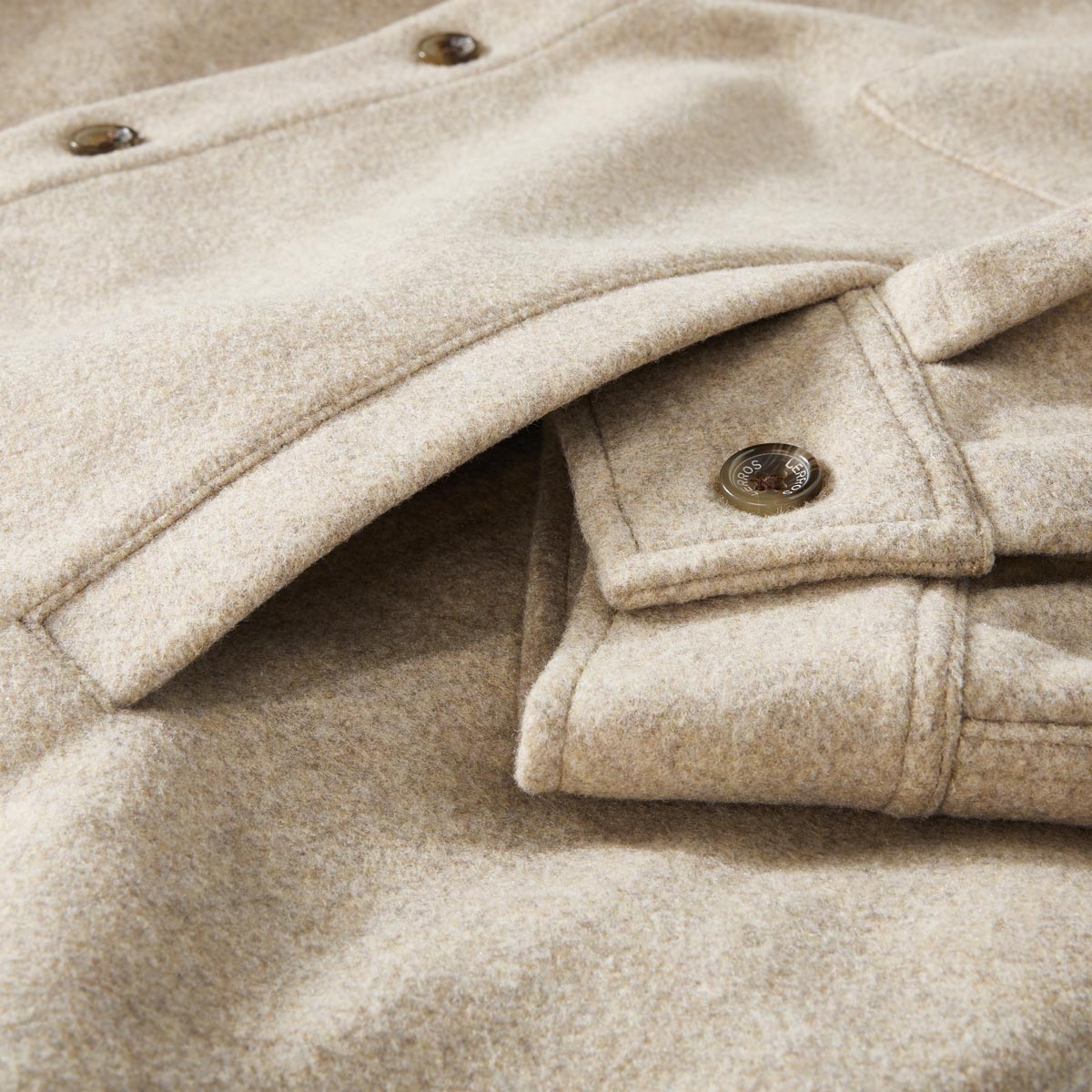 Lerros Overshirt cremeweiß