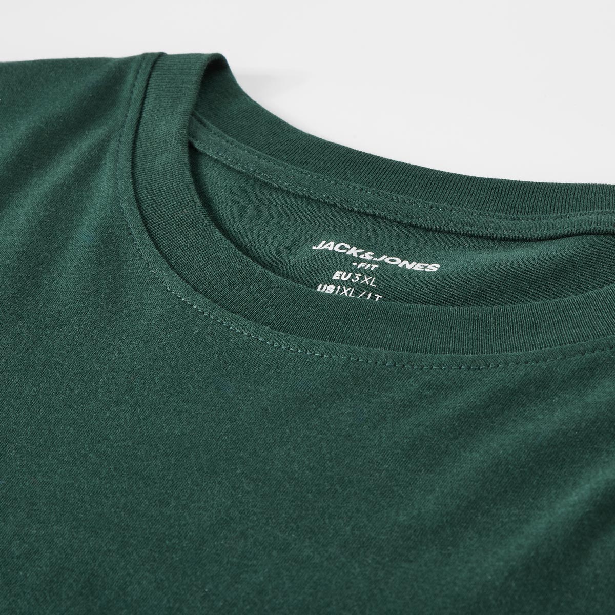 Jack&Jones T-Shirt mit Label-Print dunkelgrün