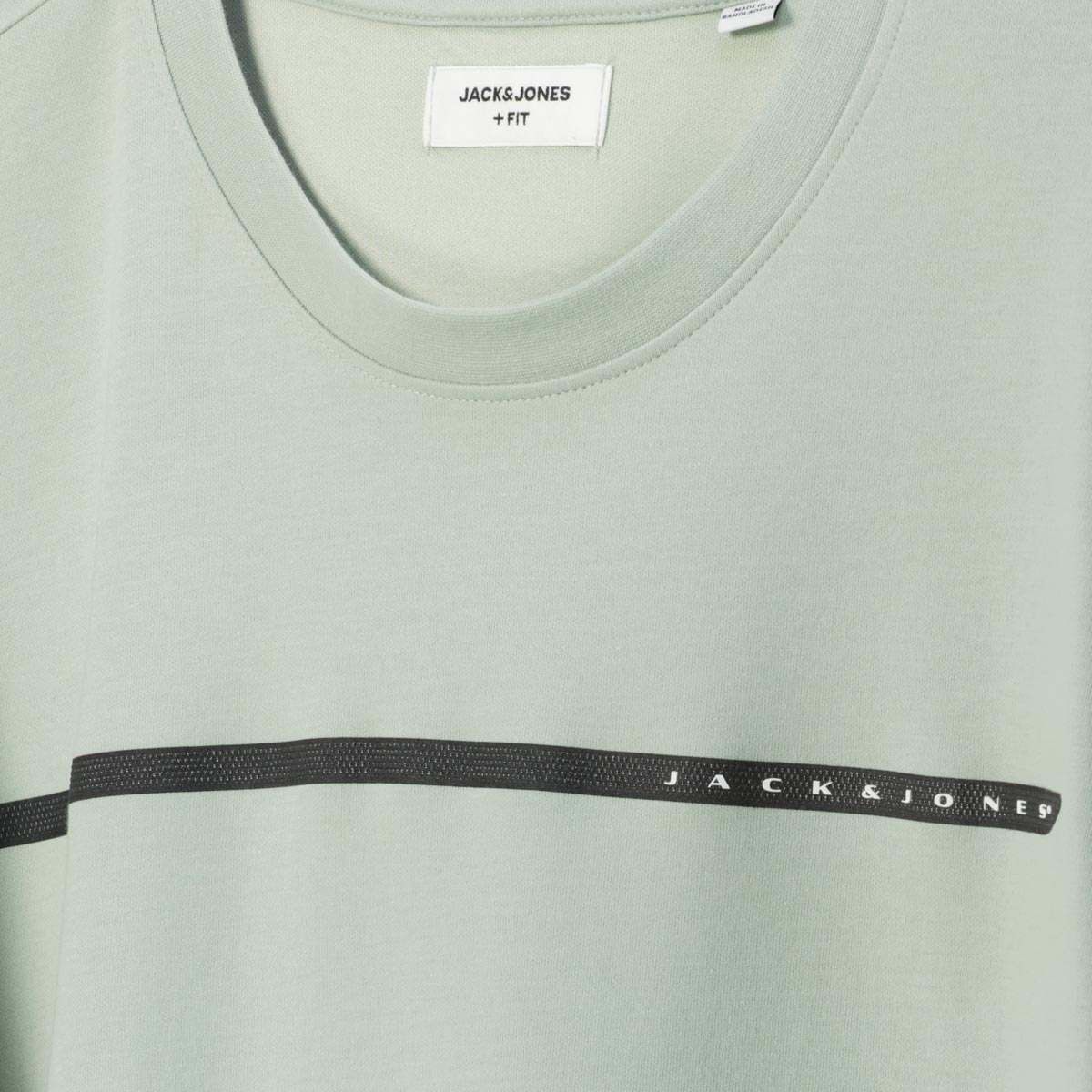 Jack&Jones T-Shirt mit Label-Print mint