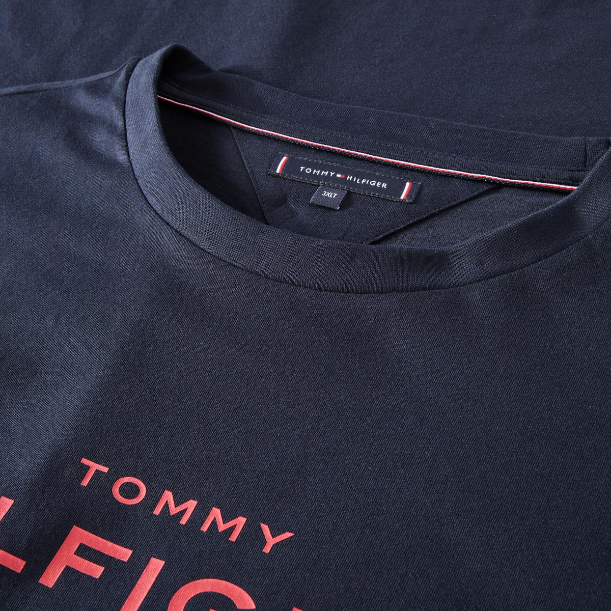 Tommy Hilfiger T-Shirt mit Label-Print marine